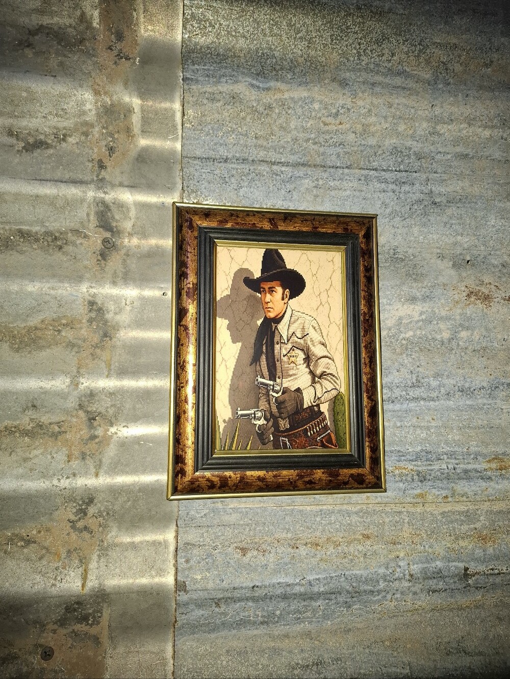 8 Bit Tex Ritter Western Cowboy Framed Art Print By Neon Nicho